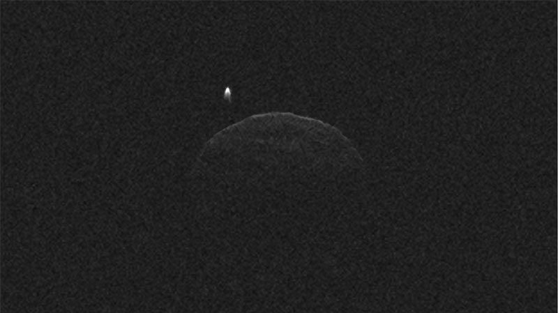 NASA asteroid image moon