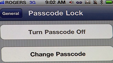 Putting a password on your cellphone is an easy way to protect it.
