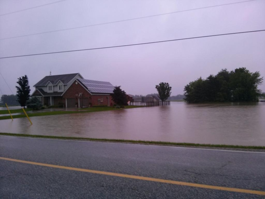 Flooding on Lucier Estates