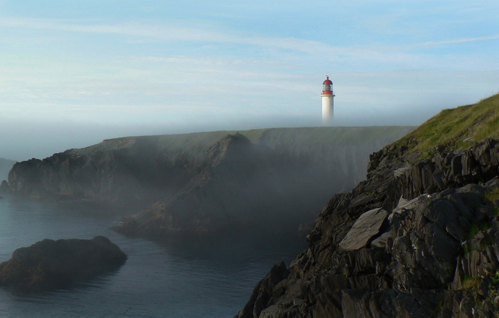 Newfoundland coast lighthouse