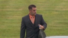 Const. Jeremy Borda is seen outside Waterloo Regional Police Service headquarters on Thursday, June 13, 2013.