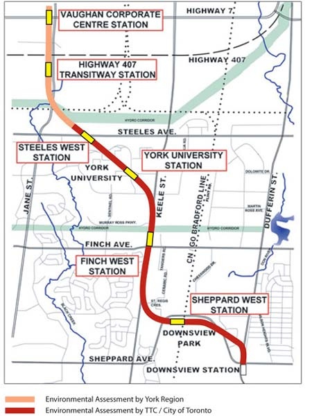 TTC Spadina Subway Extension Project
