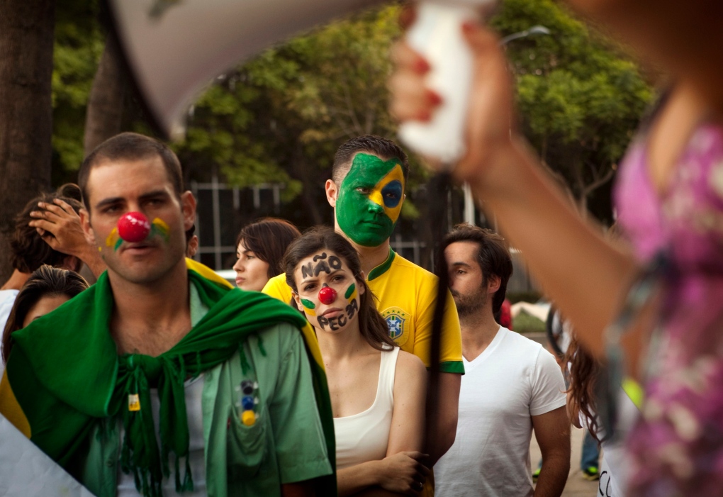 Brazil protests linked to Confederations Cup
