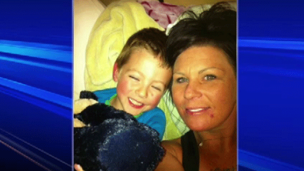 Patricia Hennessey and her son, Nash David, are seen in this photo taken from Hennessey's Facebook page. 