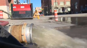 Crews are working overtime to pump water out of homes and businesses in Calgary.