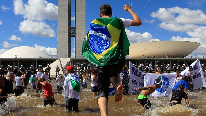 Brazil protests target Confederations Cup