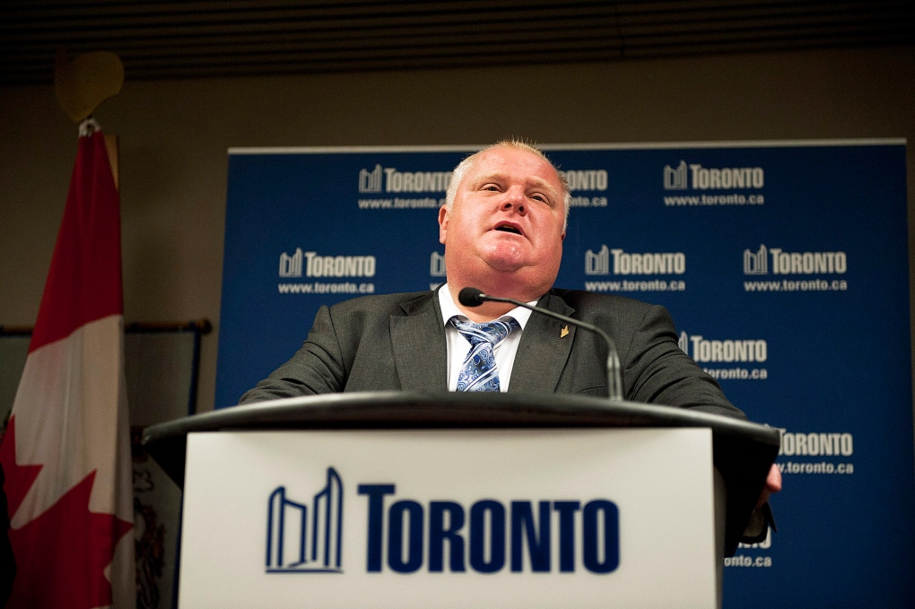 Toronto Mayor Rob Ford's approval rating rises