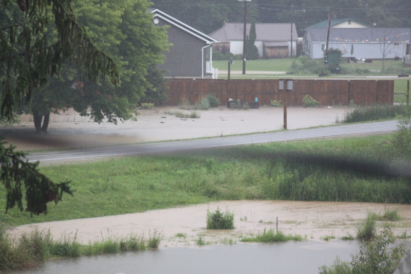 Flooded areas are seen in Vienna, Ont. on Thursday, June 27, 2013. (Max Petersen / MyNews.CTVNews.ca)