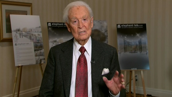 Former 'Price is Right' host Bob Barker appears on CTV's Canada AM from Toronto, Friday, April 15, 2011.