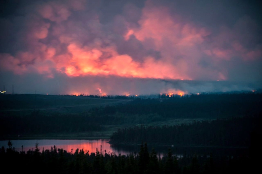 Forest fires rage in Labrador 
