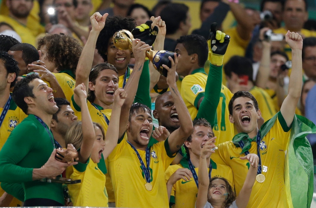 Brazil wins Confederations Cup soccer final 