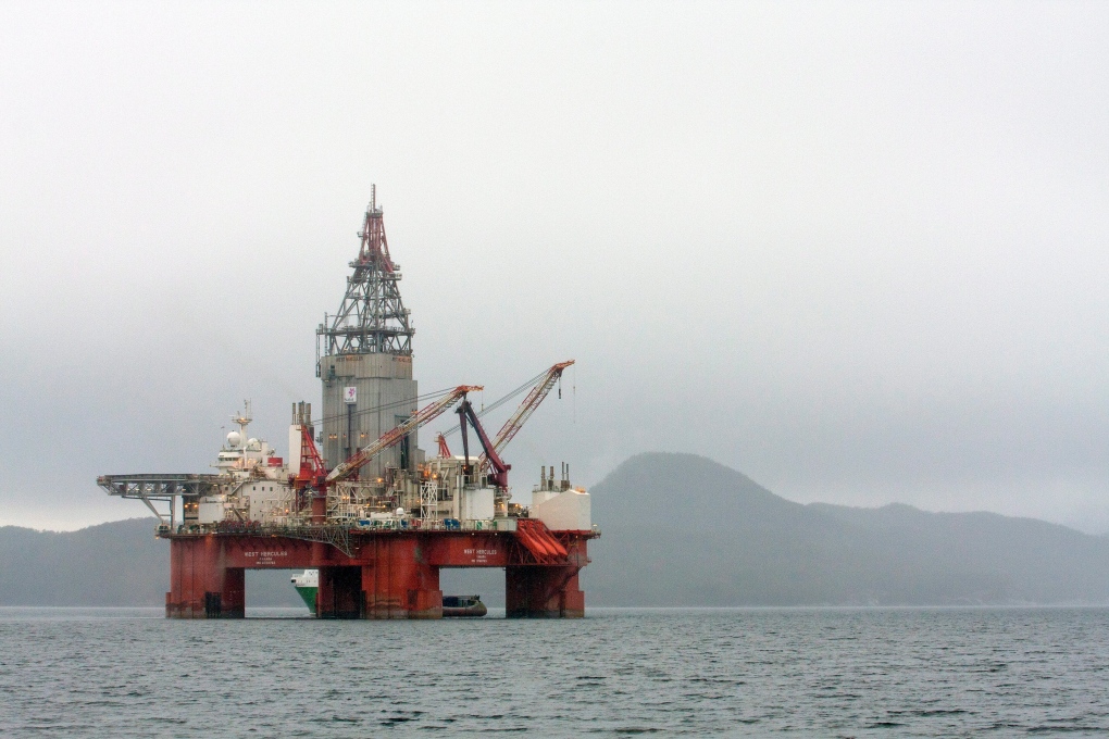 Skaanevik fjord drilling rig