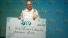 Jonathan Hines, 50, won a $16.6 million share of last week's Lotto Max jackpot, which he claimed on April 18, 2011.