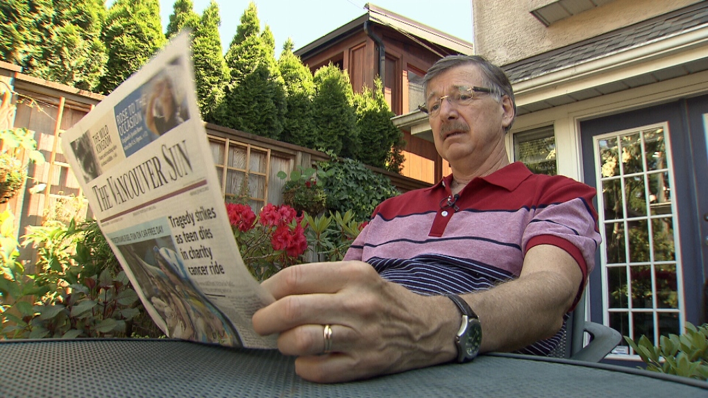 Ross Howard reads Vancouver Sun