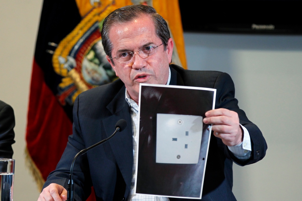 Ecuador's Foreign Minister Ricardo Patino 