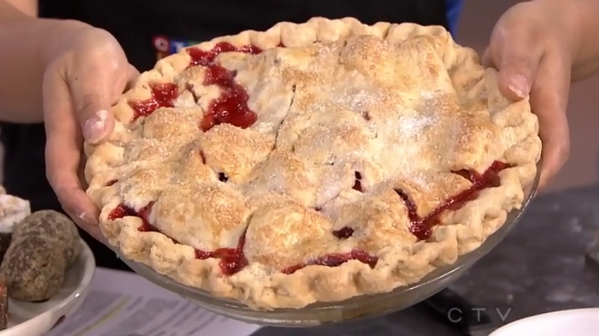 Butter Baked Goods: Strawberry Rhubarb Almond Pie