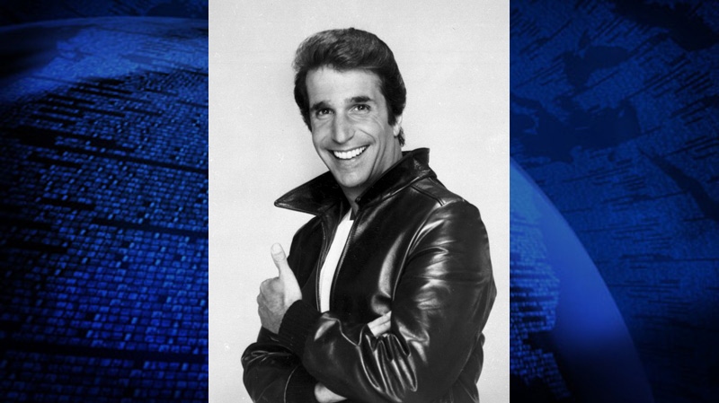 FILE-This file photo from 1984 shows Henry Winkler as "The Fonz" in the show "Happy Days."