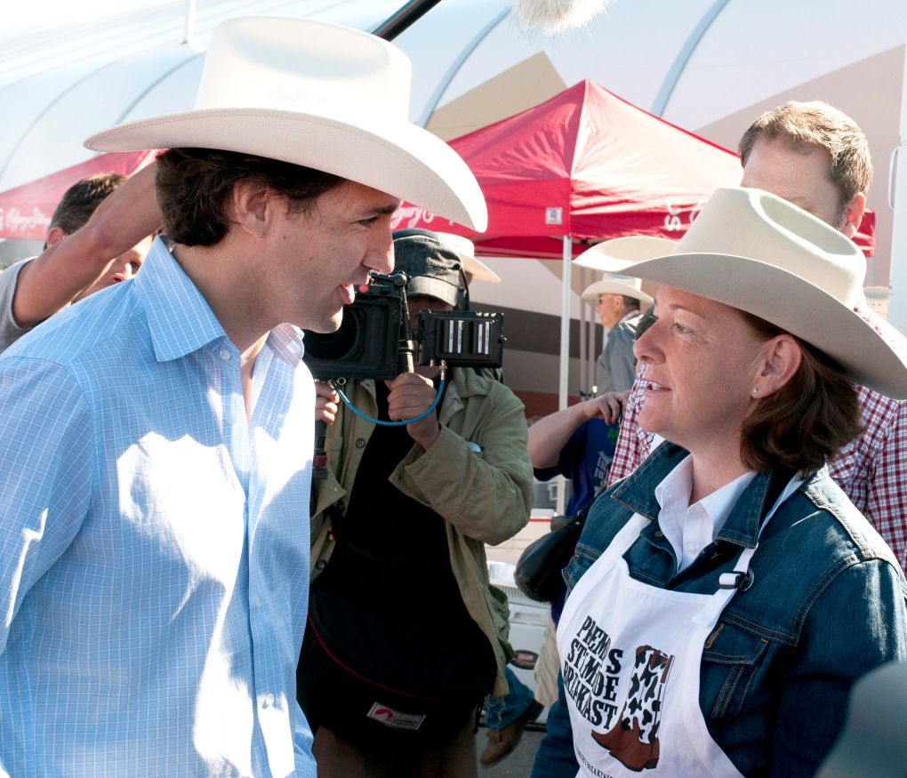 Justin Trudeau at Calgary Stampede Breakfast