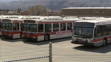 A national atheist ad campaign hit buses in the Okanagan earlier this month, prompting protests from at least two bus drivers. April 22, 2011. (CTV) 