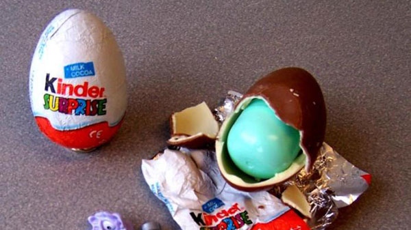 Easter reminder: Kinder eggs banned in 