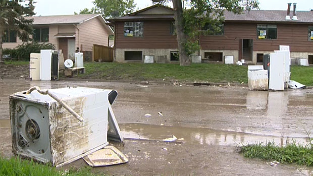 High River flooding clean up