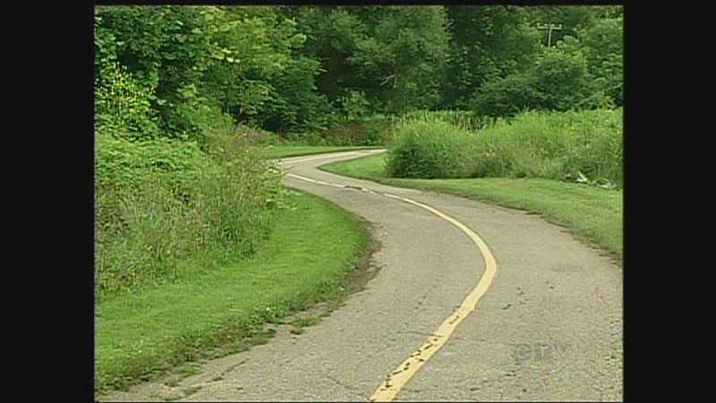 One alleged sexual assault took place in the area of the bike path near Trafalgar Street and Rectory Street in London, Ont. seen on Wednesday, July 10, 2013.