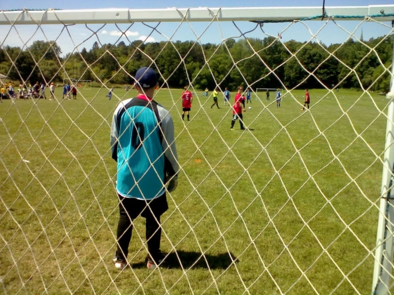 Soccer finals in the Ontario Special Olympics being played at St. Andrews College in Aurora, Ont (CTV Barrie / Chris Garry)