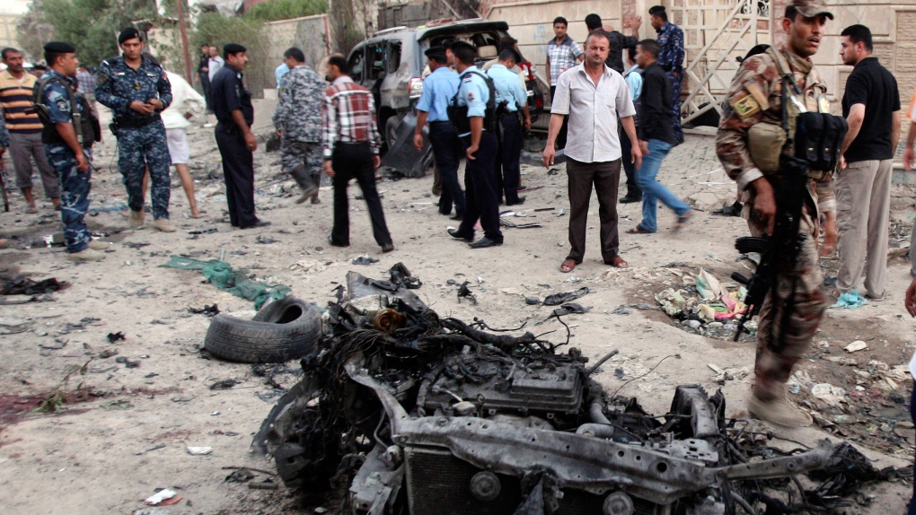 Blasts kill at least 28 in Iraq