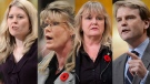 Harper's new crew: Profiles of the 'fresh faces' in cabinet: Michelle Rempel, Shelly Glover Kerry-Lynne Findlay and Chris Alexander appear in this undated combination photo. (THE CANADIAN PRESS)