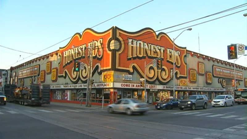 Honest Ed's opened at Bloor and Bathurst streets in 1948.