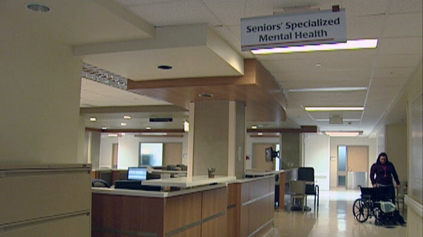 The new long-term mental health unit at Grand River Hospital's Freeport Site is seen in Kitchener, Ont.