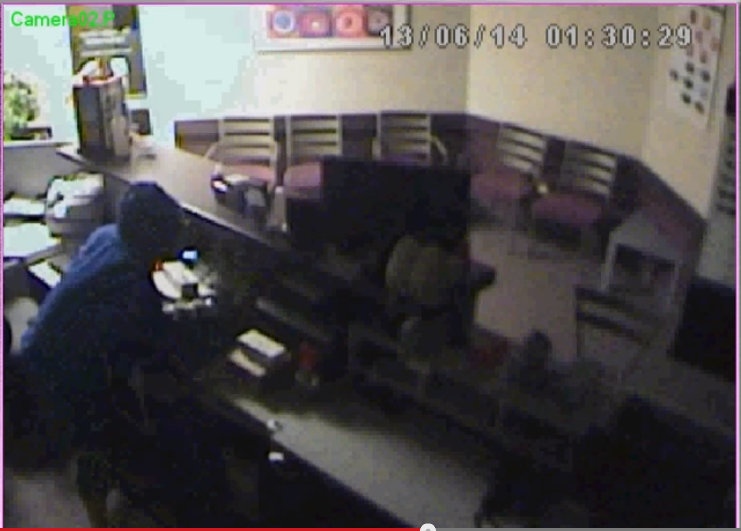 Windsor police released this security footage after a break-in at an optometrist business.