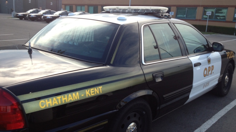 A Chatham-Kent OPP cruiser is seen in this file photo in Chatham, Ont., on Thursday, July 18, 2013. (Chris Campbell / CTV Windsor)