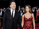 Actors Javier Bardem, left, and Penelope Cruz are seen at the 83rd Academy Awards in Los Angeles in this Feb. 27, 2011 file photo. (AP / Matt Sayles)