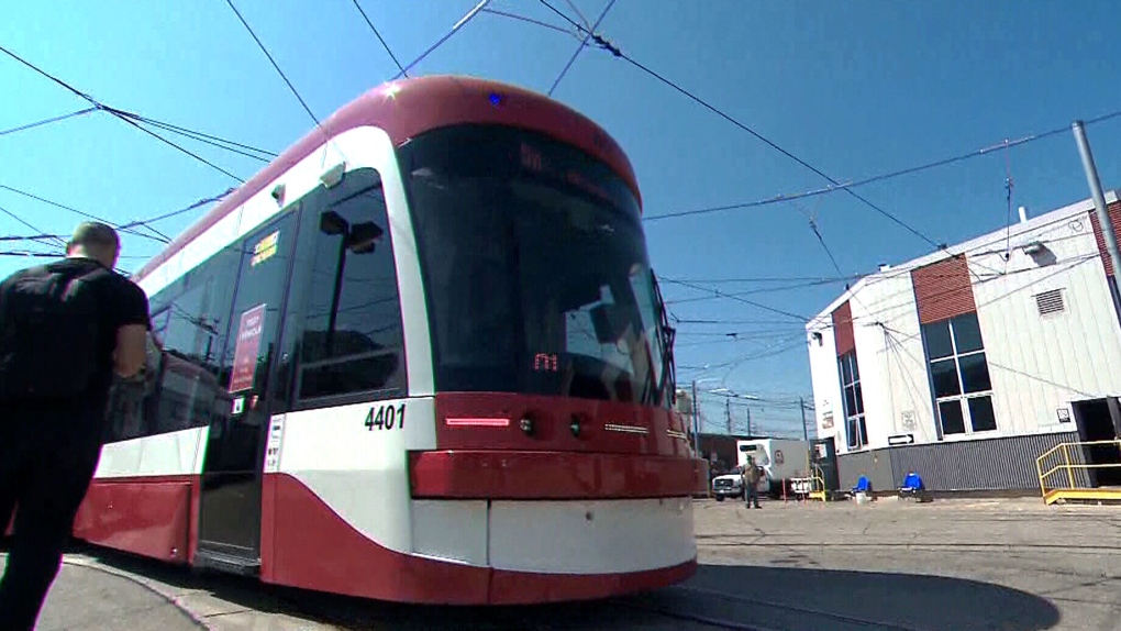 The TTC unveiled the new streetcar in Toronto