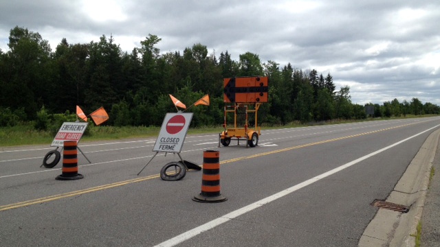 Hwy. 17 between Goshen Rd. and Gillan Rd. closed
