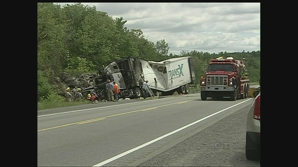CTV Ottawa: Fatal crash closes Highway 17