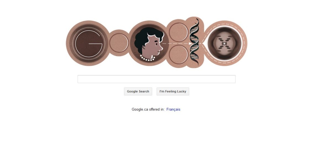Google Doodle honours Rosalind Franklin
