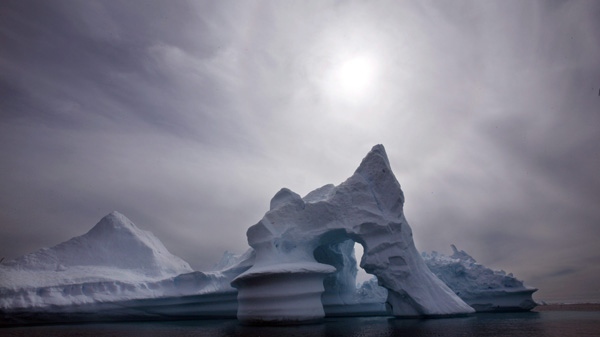 In this July 19, 2007 file photo an iceberg is seen off Ammassalik Island in Eastern Greenland. (AP Photo/John McConnico, File)