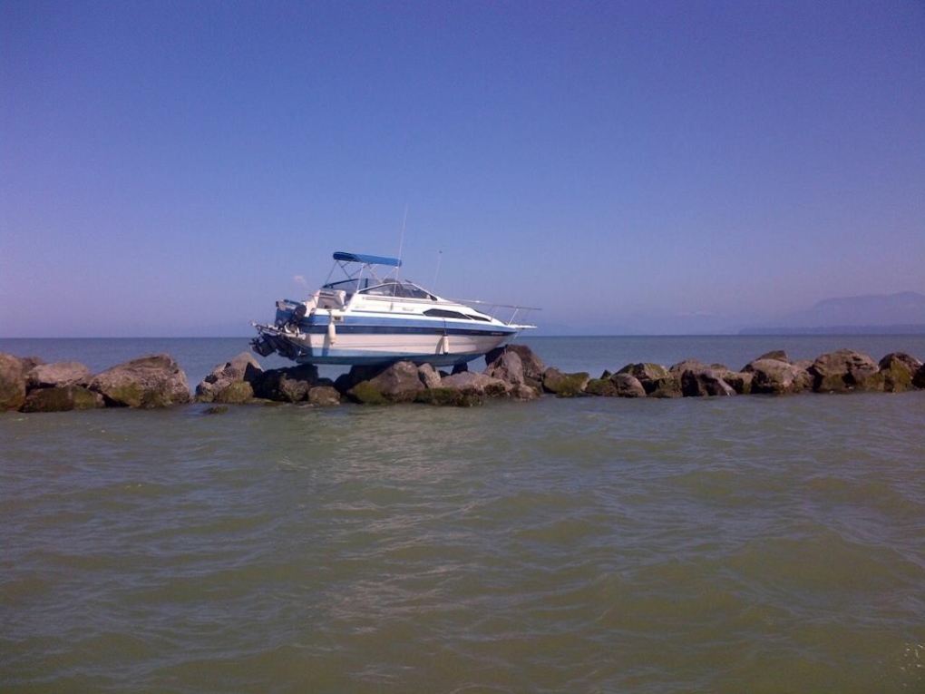 Boat on jetty