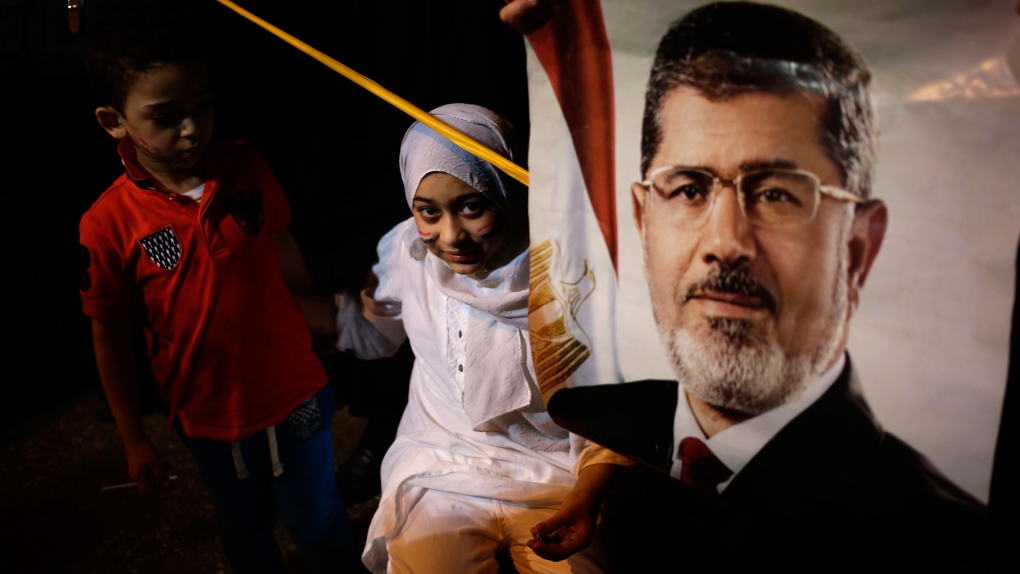 Egypt morsi protest camp