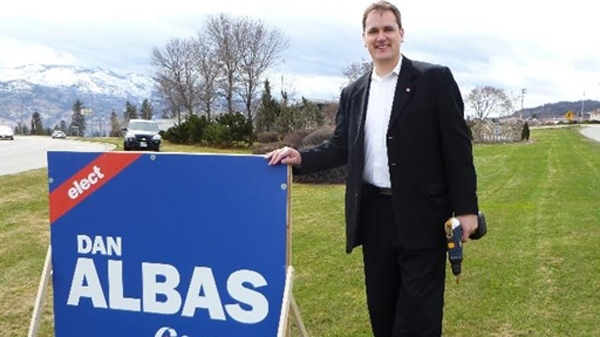 Rookie Conservative MP-elect Dan Albas is won in Stockwell Day's old British Columbia riding.