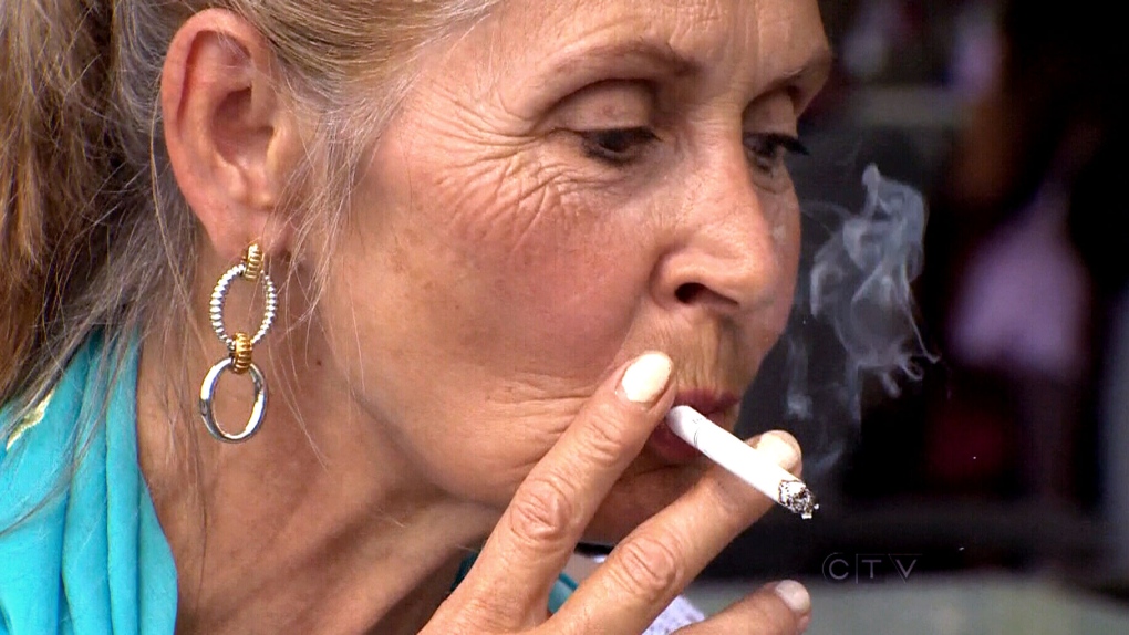 Woman smoking generic