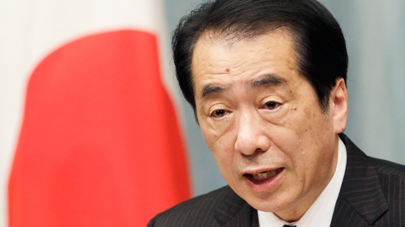 Japanese Prime Minister Naoto Kan speaks during a press conference in Tokyo, Tuesday, May 10, 2011. (AP / Koji Sasahara)