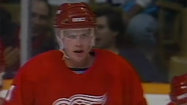 Former Detroit Red Wings player Shawn Burr appears in this undated image.