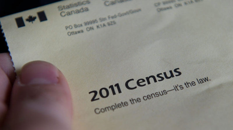 The cover of the 2011 Census package is seen in Ottawa on Thursday, May 5, 2011. (Sean Kilpatrick / THE CANADIAN PRESS)