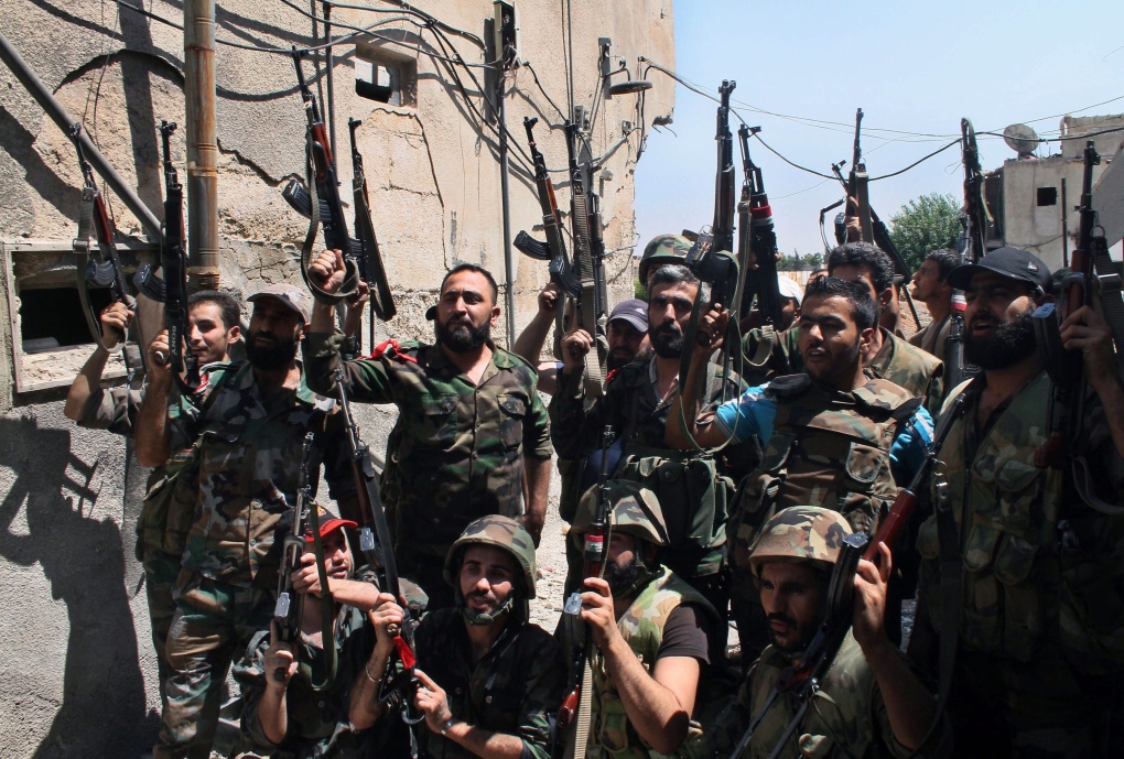 Syrian troops ambush rebels