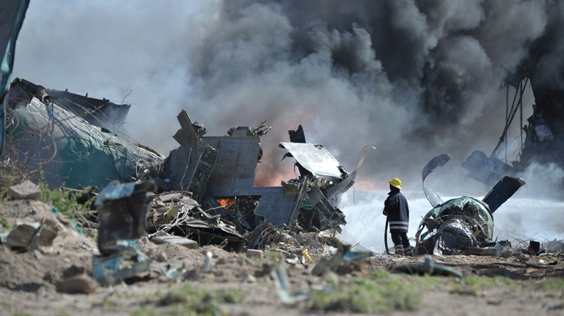 Plane crashes in Mogadishu