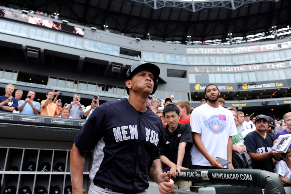 Aug. 11, 2013 - Alex Rodriguez New York Yankees Game-Used, Signed
