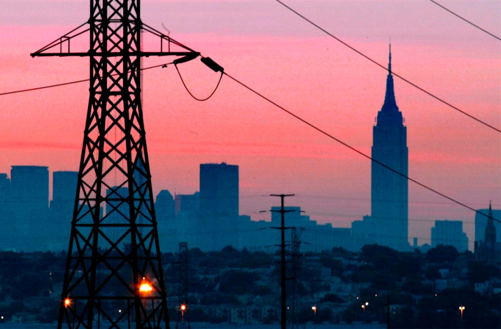 2003 file photo of the New York City skyline